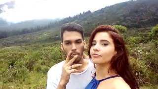 메리다 산에 부자가 된 그녀의 남자친구와 아름다운