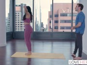 Preview 4 of LoveHerFeet- Big Tits Anissa Kate Fucks Her Yoga Instructor
