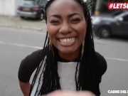 Preview 2 of LETSDOEIT - Cute Thicc Ebony Picked Up At The Market Cums On a Hard Cock