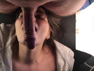 cum mouth, handjob, close up blowjob, pov blowjob