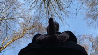 Cute Boy Stroking His 9 inches Dick /OUTDOOR / School boy / Hunks