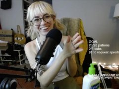 my first asmr livestream various tingles