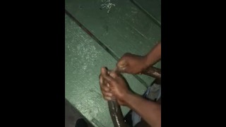 Ebony Teenagers Are Busted On A Park Bench