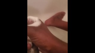 Shower masturbation