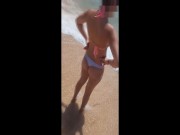 Preview 2 of My Wife exhibicion in the beach