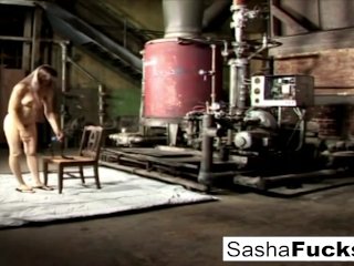Sexy Sasha Lives Out Her Fantasies in the_Boiler Room