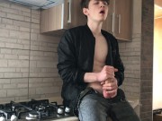 STEP SON Jerking OFF when his DADDY NOT IN HOME (23cm ...
