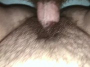 Preview 4 of Watching My Hairy Pussy Get Fucked Slowly