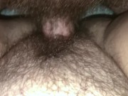 Preview 5 of Watching My Hairy Pussy Get Fucked Slowly