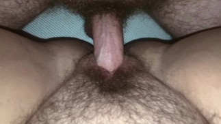 Watching My Hairy Pussy Get Fucked Slowly