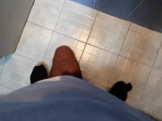 I take my cock to take a breath at my work