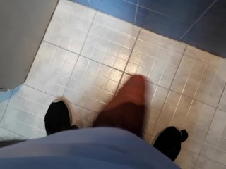 I take my cock to take a breath at my work