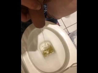 Big Teen Dick Empties Bladder