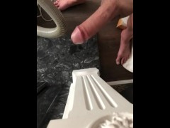 Hoover sucks me off , ruined orgasm
