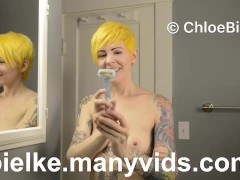 Shaving My Hairy Armpits