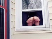 PISSING OUT WINDOW 3X!!! - GIRLFRIEND CAUGHT ON TAPE - Pornhub.com