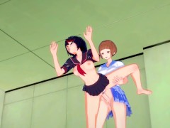  RYUKO FUCKS FUTA MAKO AT SCHOOL