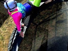 Ice lock self bondage hogtie