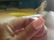 Preview 3 of MOM PLAYING WITH STEPSON DICK UNTIL CUM MANY TIMES IN HER HAND