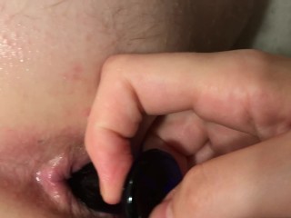 Intense Orgasm From Prostate Massage and Anal Toy