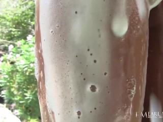Gorgeous Young Blonde Chanel_Rae Dildo Fucks Pussy_Outdoors!