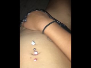 masturbation, brunette, teen, tattooed teen