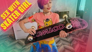 FIND ME ON FANSLY MYSWEETALICE FOR FULL Sex With Skater Girl