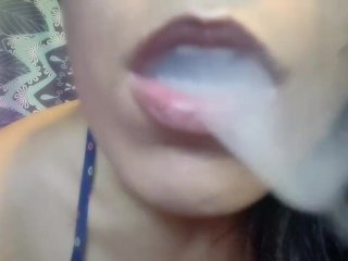 reality, lipstick, milf, smoking