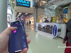 девушка получила оргазм в ресторане! Публичное кончание! Lovense - Screenshot 15 of 16 - Outdoor
