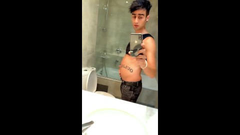 Fuck , I´m pregnant with my step brother - twink big belly fetish fantasy