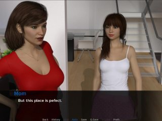 game walkthrough, visual novel, animated, big boobs