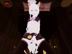 Teen Student Cat Girl Pink Panties Gives Lap Dance in Private Hotel (POV)