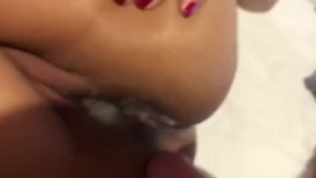 THAI CREAMPIE IN MY TIGHT PUSSY. Big Load of Semen inside Me.