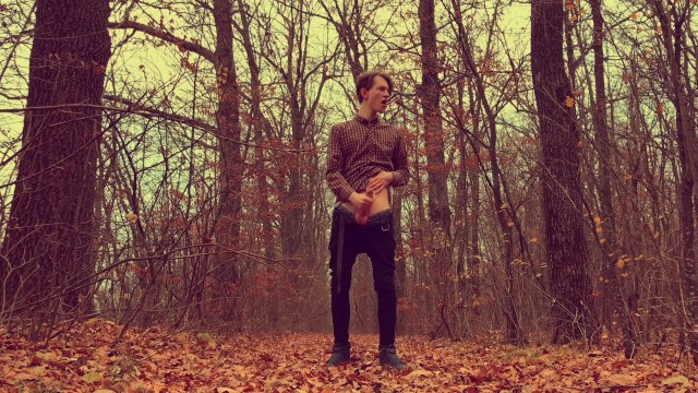 Horny Boy WANKING HIS Big DICK  IN FOREST ...