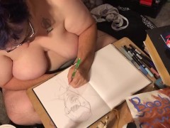 Boobs Ross — figurine Speed Sketch — julyathon 7