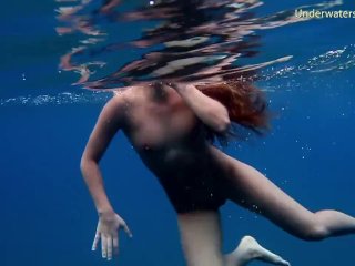 tenerife, solo female, underwater, water