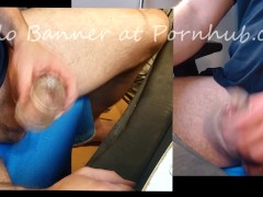 Edging with the Fleshlight Quickshot, until I cant hold it anymore. 2 cams