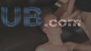 Cum Club: Massive Cum Load Covers Young Sucker’s Face
