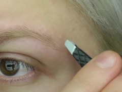 Plucking Eyebrows - Screenshot 13 of 16 - Big Boobs