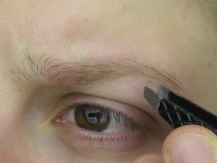 Plucking Eyebrows - Screenshot 3 of 16 - Big Boobs