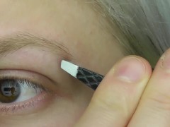 Plucking Eyebrows - Screenshot 8 of 16 - Big Boobs