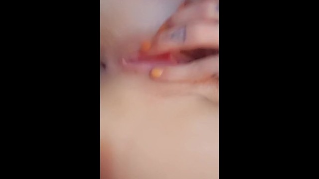 Little virgin shows her smallest hole with a virgin cherry! ▶6:57 ▶6:57