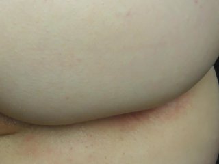 SEXY_CURVY SLUT FUCKS HER ASS WITH DILDO AND WINKS ASSHOLE_AT YOU