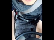 Preview 1 of Cumming all over myself while driving (Public)