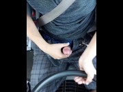 Preview 6 of Cumming all over myself while driving (Public)