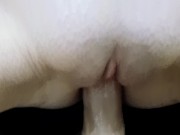 Preview 1 of Young British MILF close up creampie