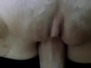 Preview 3 of Young British MILF close up creampie