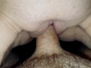 Preview 4 of Young British MILF close up creampie