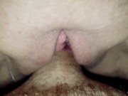 Preview 5 of Young British MILF close up creampie