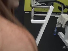 HUNT4K. Linda Sweet forgets about working out and has sex for money